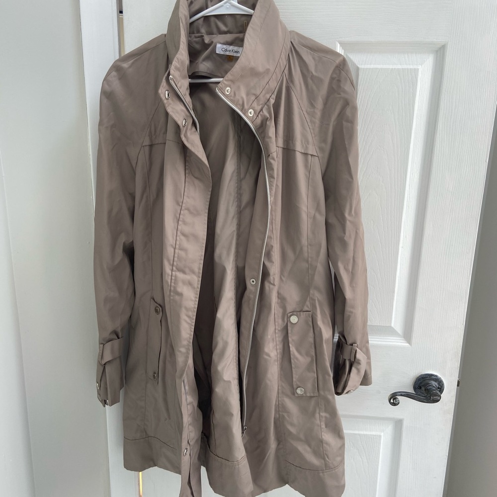 Calvin Klein rain coat